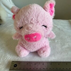 Pink Plush Pig Toy